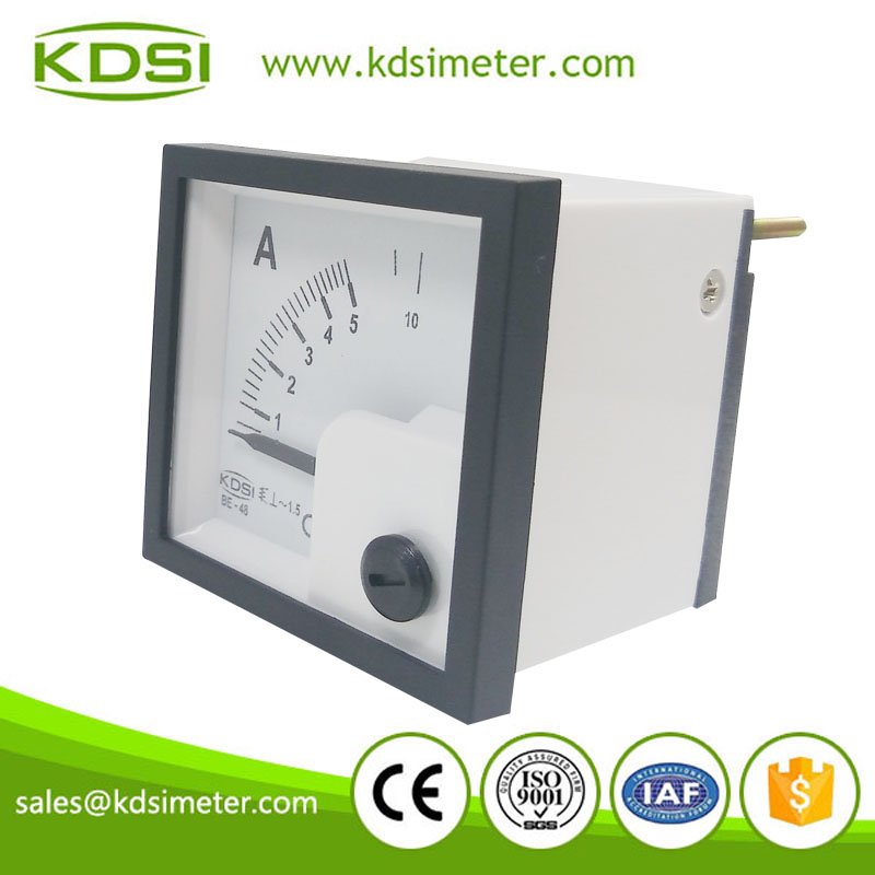 Small & high sensitivity mini type BE48 AC5A panel ac inductive amp meter Buy amp meter