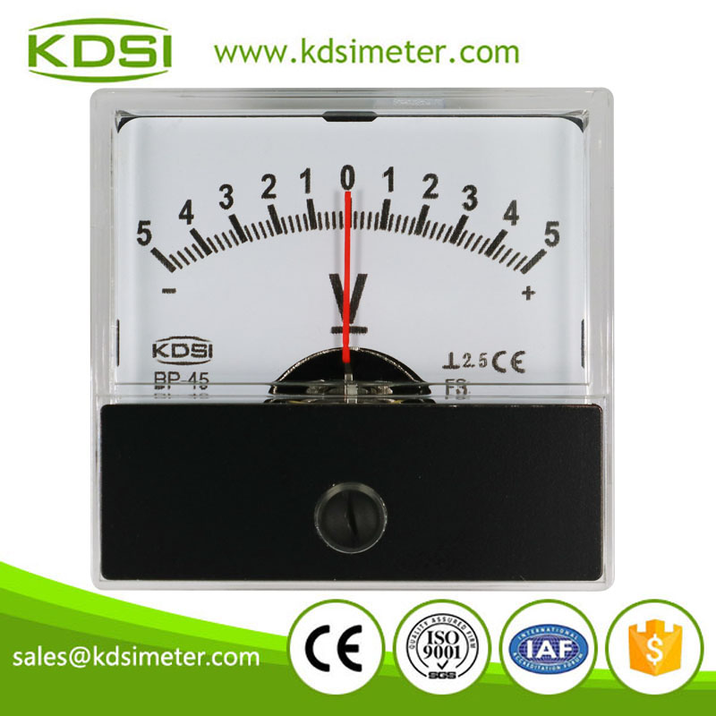 Factory Direct Sales BP 45 DC 5V Analog Moving Coil Dc Voltage Meter