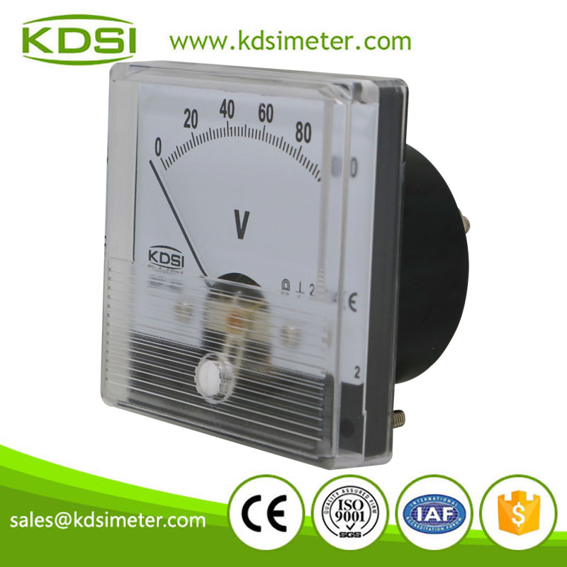 CE Approved BP60N DC100V panel analog voltage meter for welding